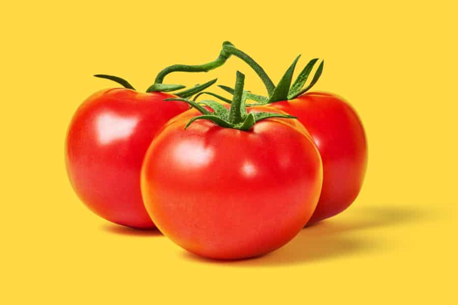 Image of tomatoes on the vine